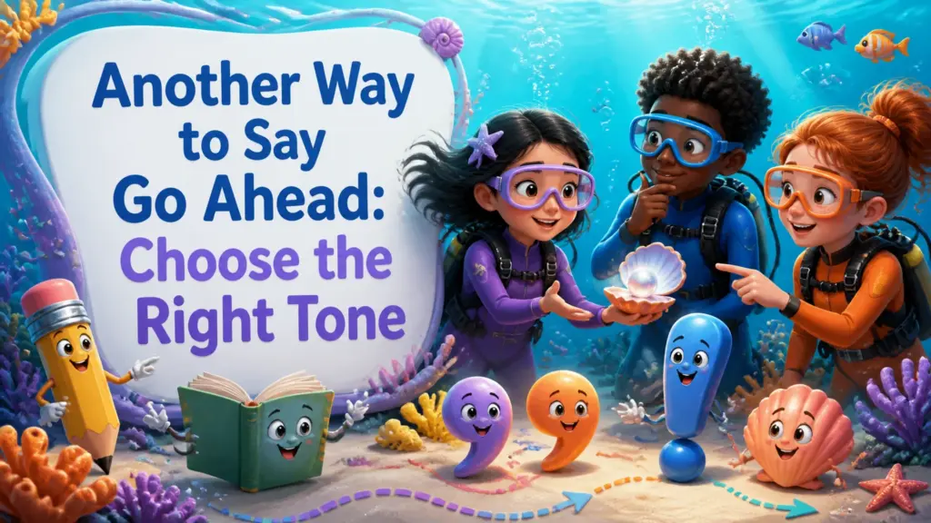 another way to say go ahead