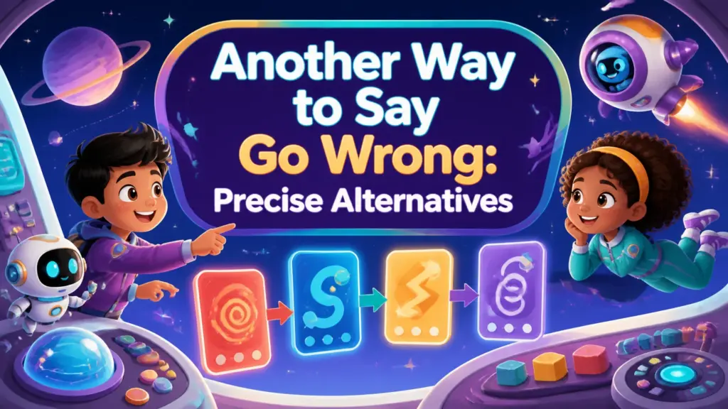 another way to say go wrong