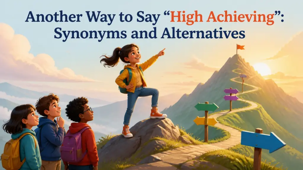 another way to say high achieving