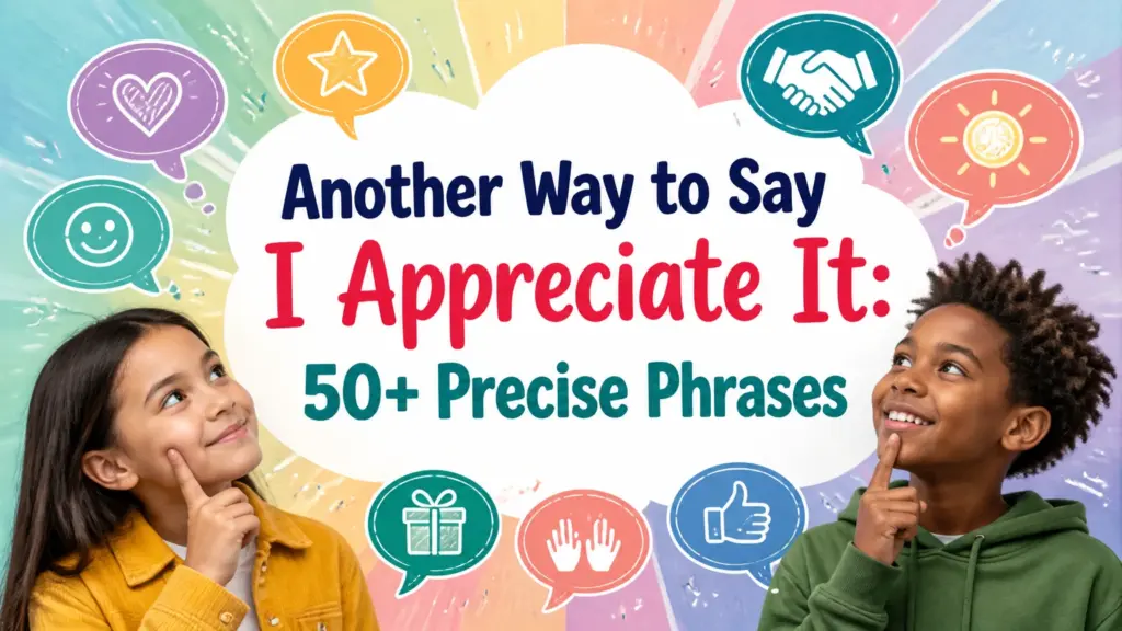 another way to say i appreciate it