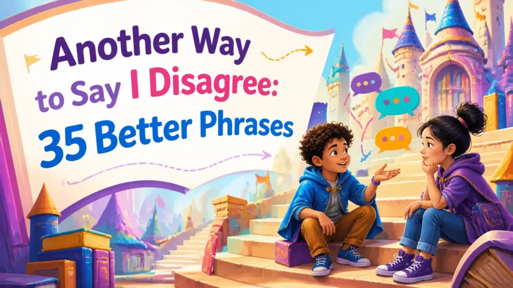 another way to say i disagree