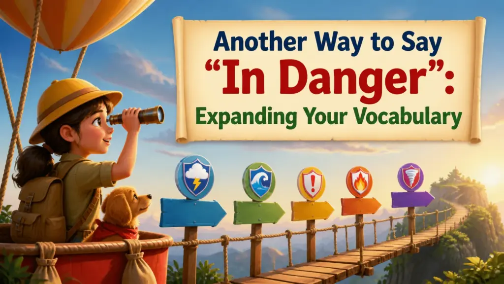 another way to say in danger