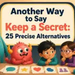 another way to say keep a secret