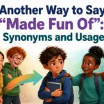 another way to say made fun of