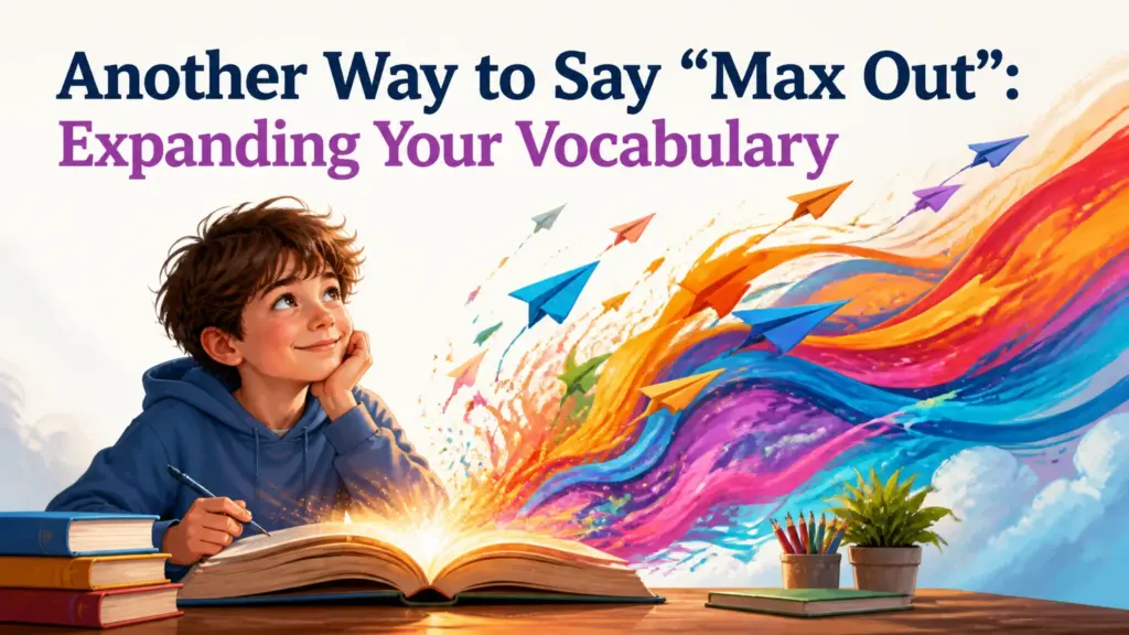 another way to say max out