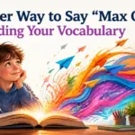 another way to say max out