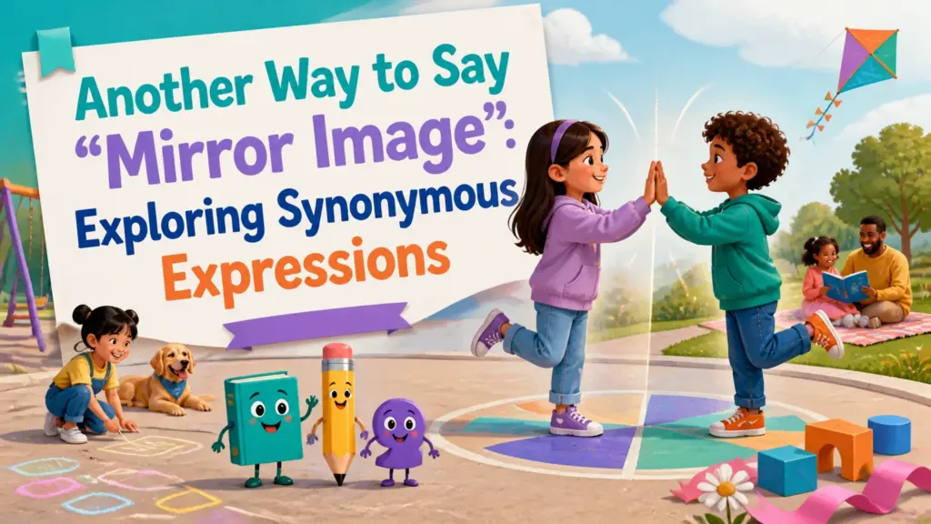 another way to say mirror image