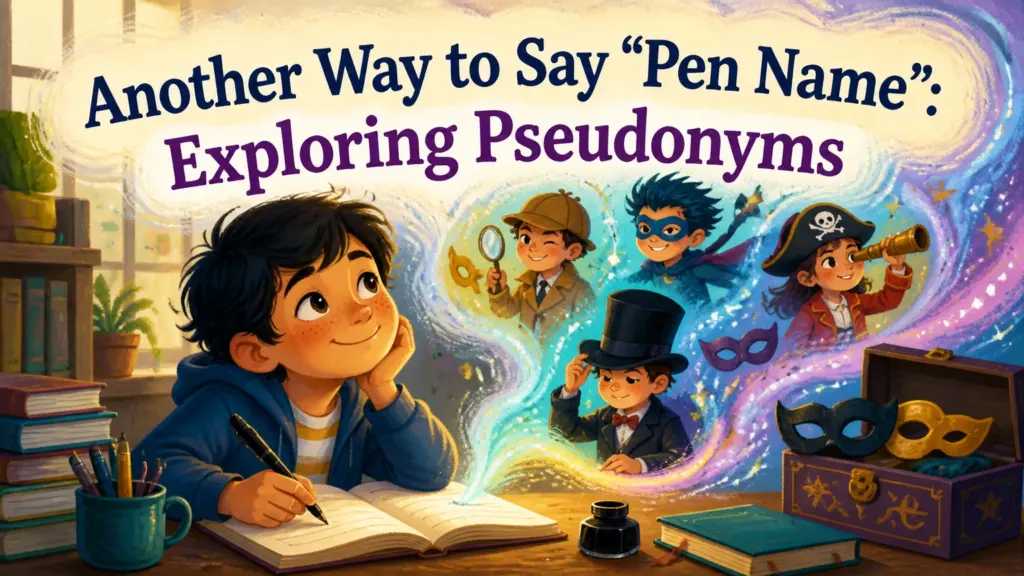 another way to say pen name
