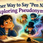 another way to say pen name