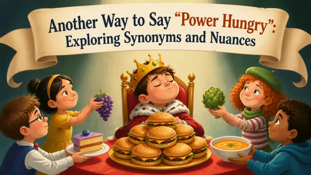 another way to say power hungry