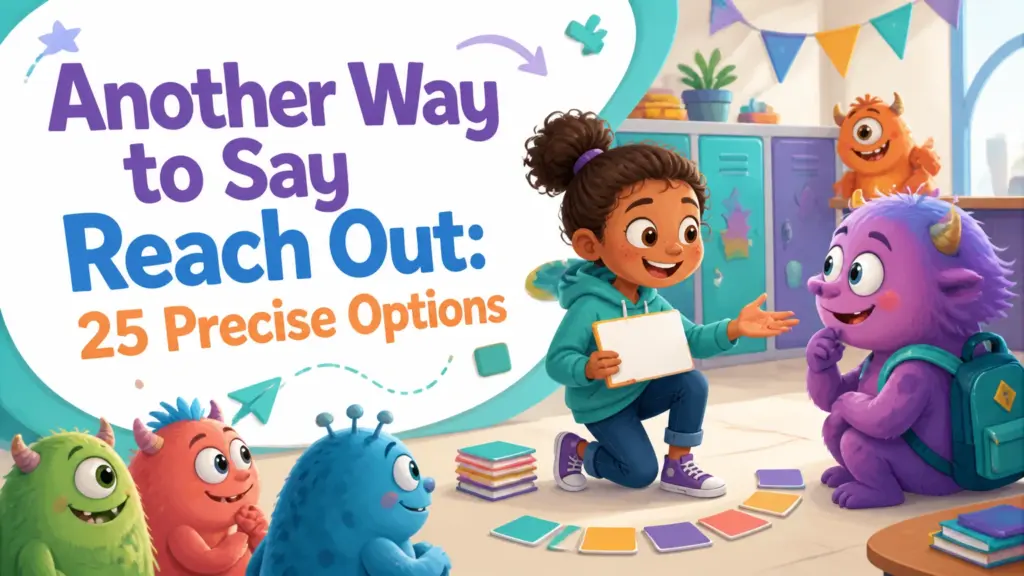 another way to say reach out