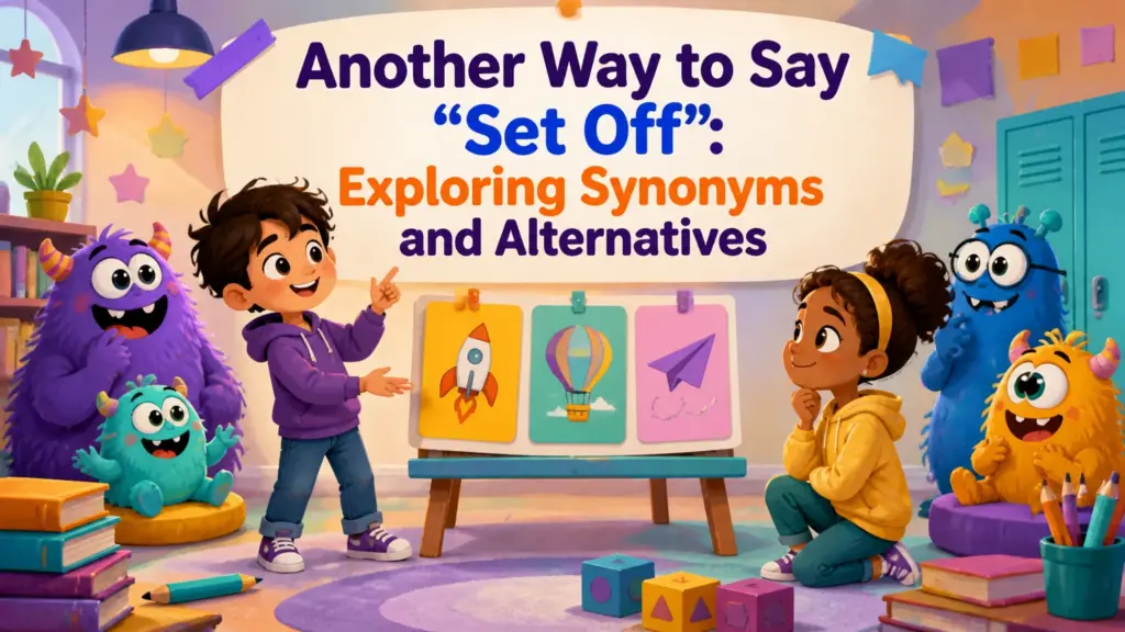 another way to say set off