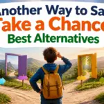 another way to say take a chance