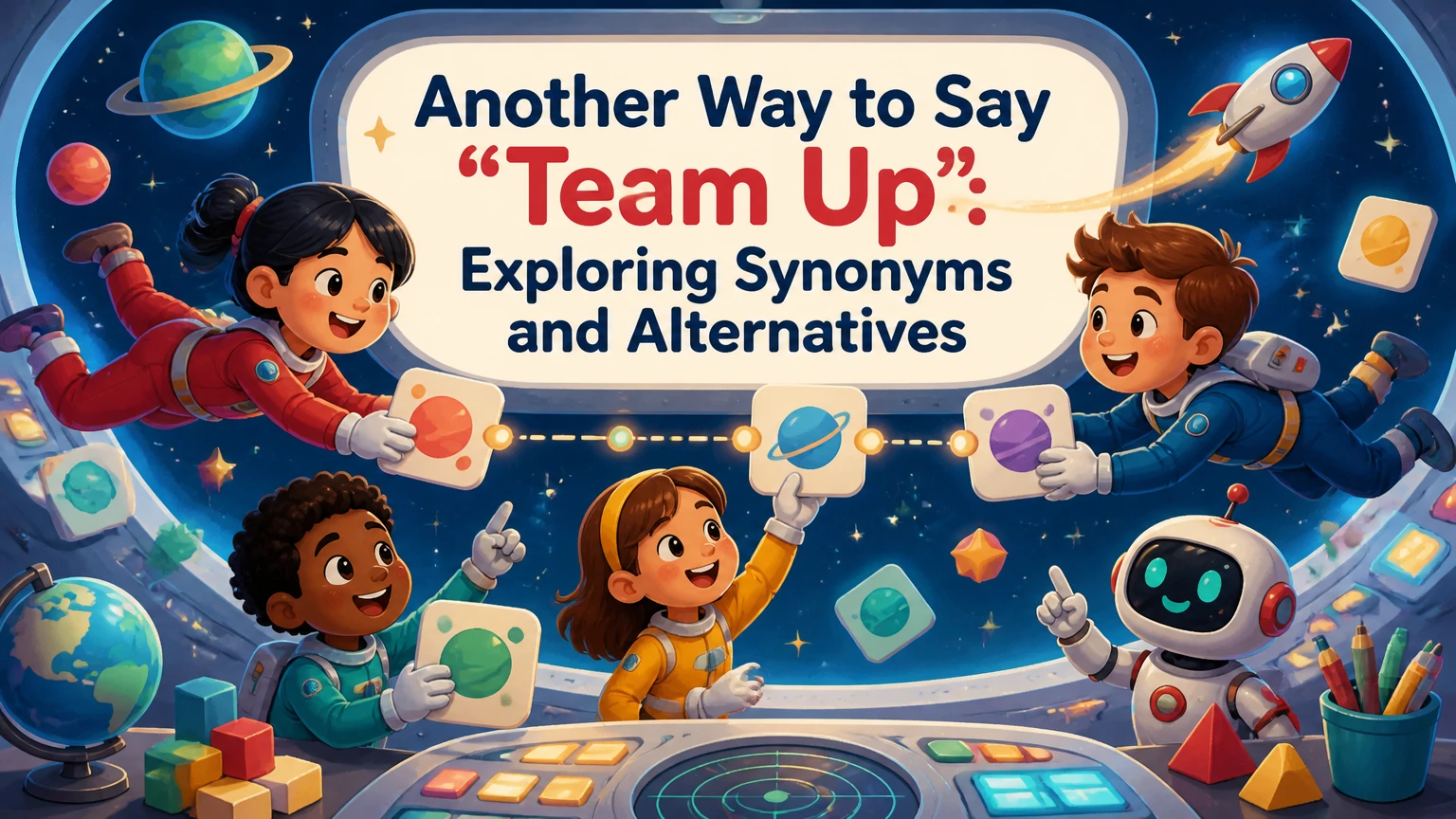 another way to say team up