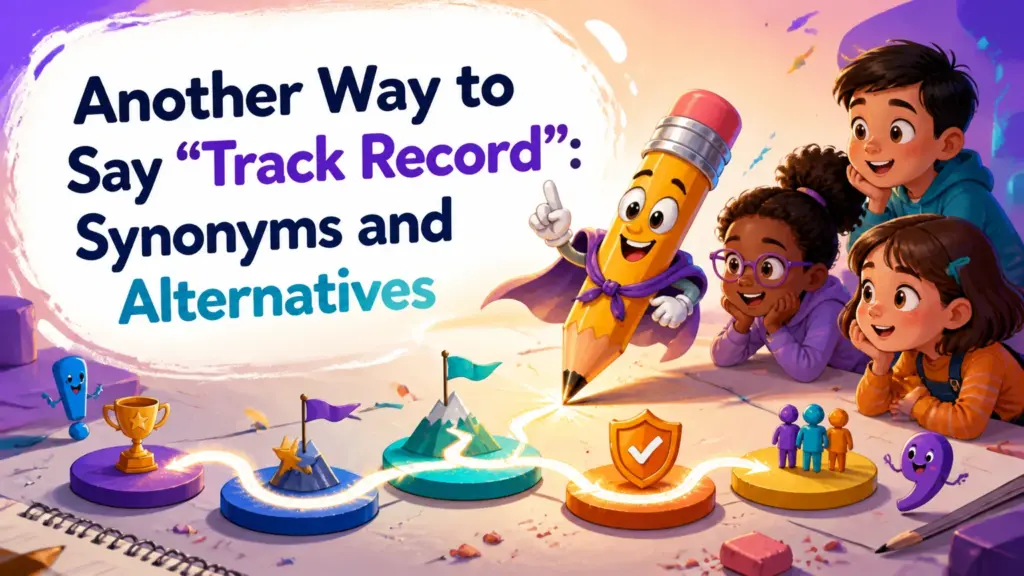 another way to say track record