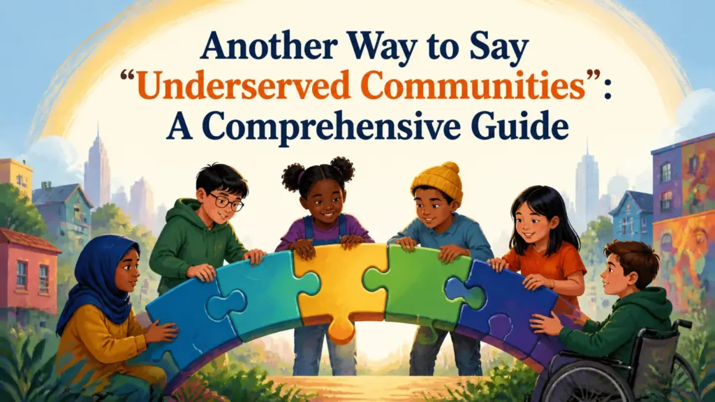 another way to say underserved communities