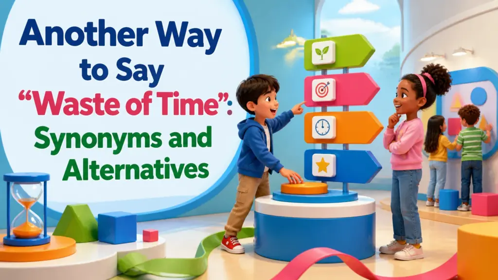 another way to say waste of time