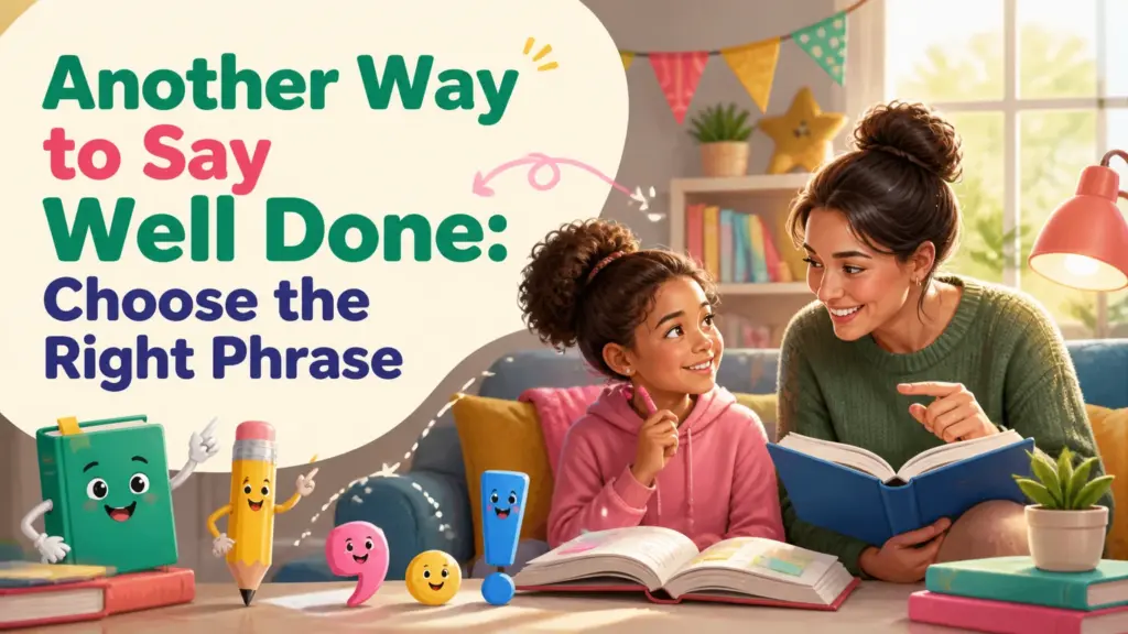 another way to say well done