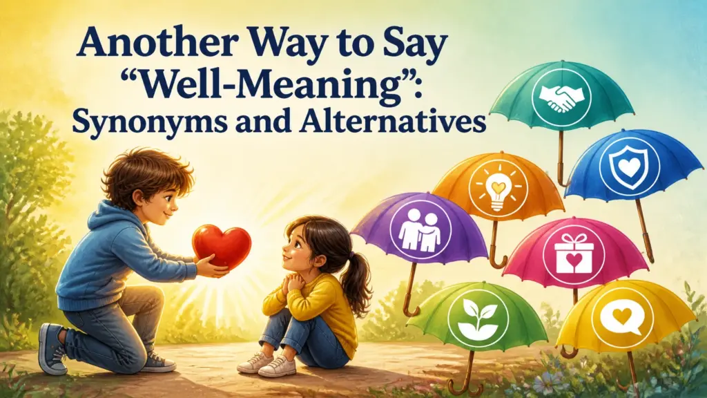 another way to say well meaning