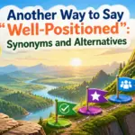 another way to say well positioned