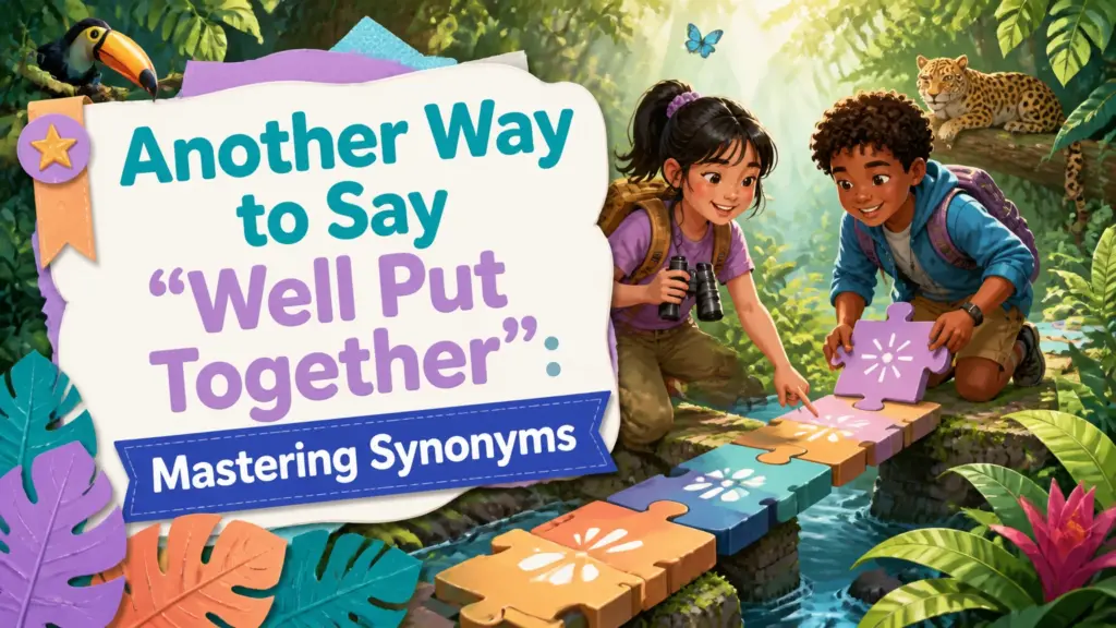 another way to say well put together