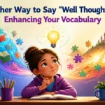 another way to say well thought out