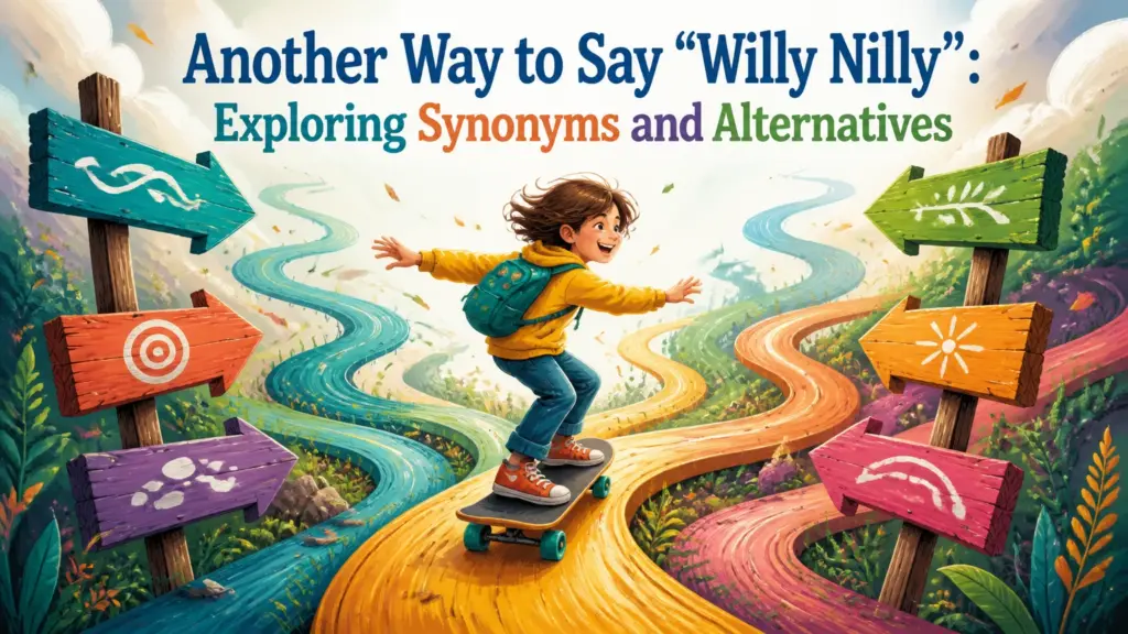 another way to say willy nilly