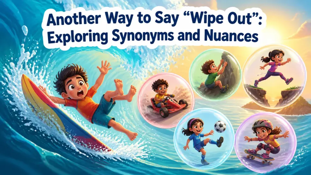 another way to say wipe out