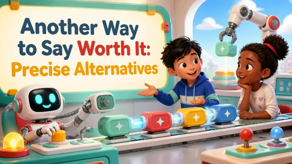 another way to say worth it