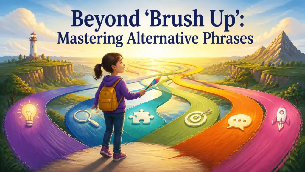 another way to say brush up