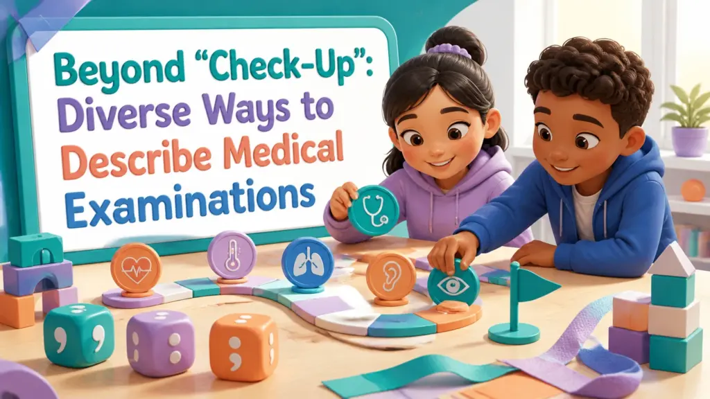 another way to say check up