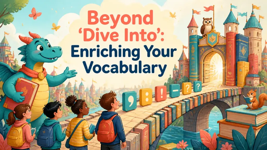 another way to say dive into