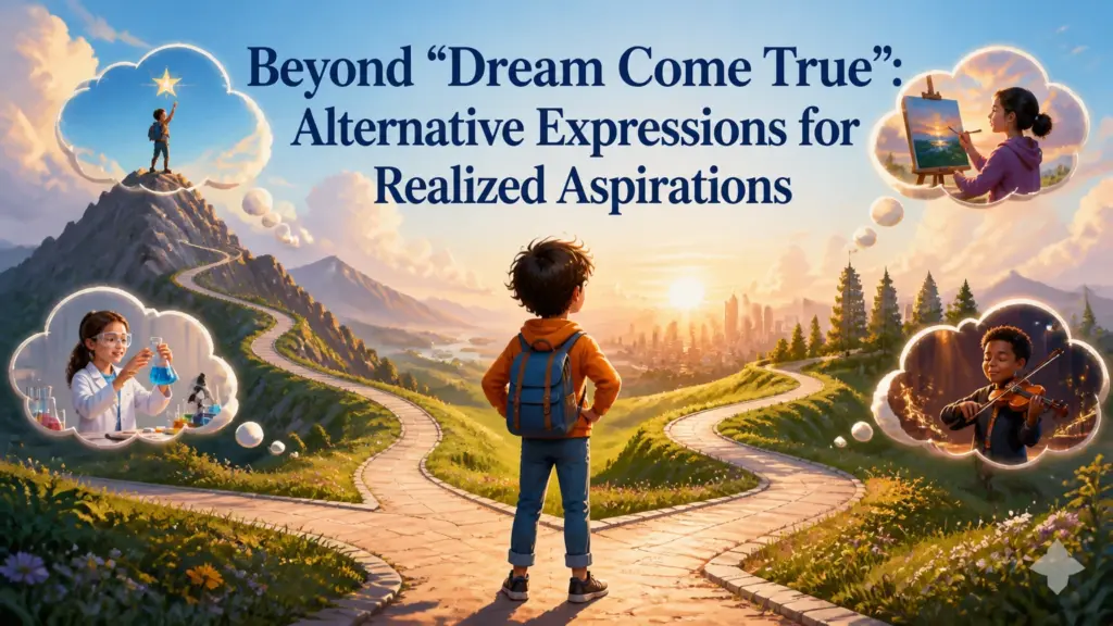 another way to say dream come true