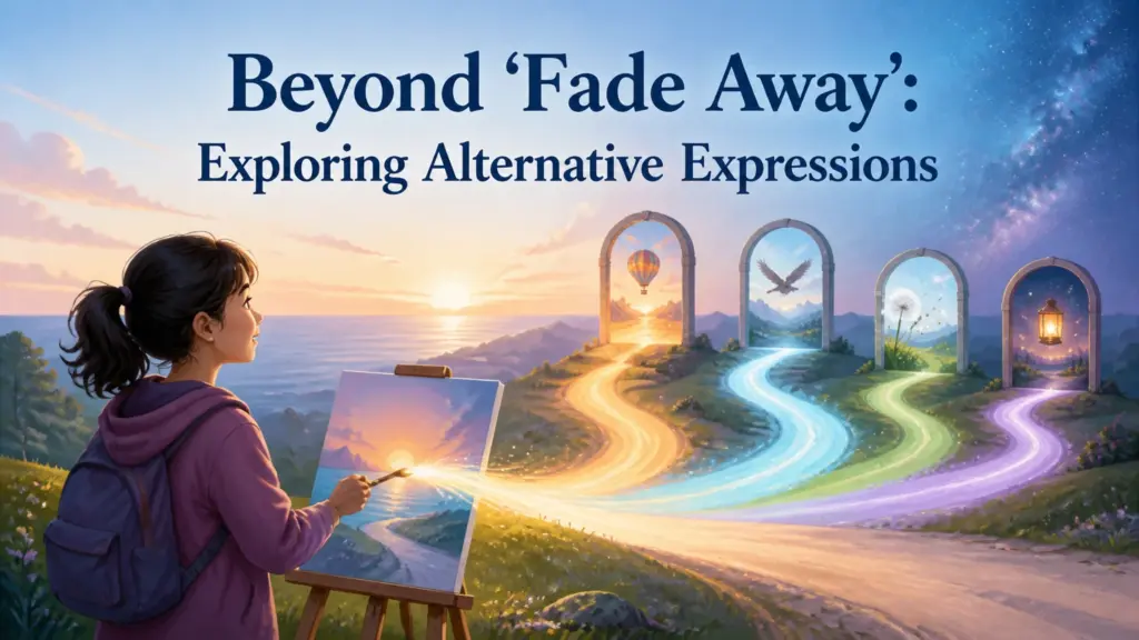 another way to say fade away