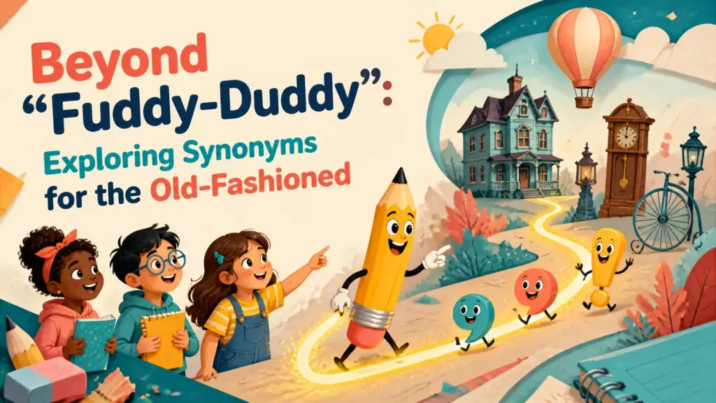 another way to say fuddy duddy