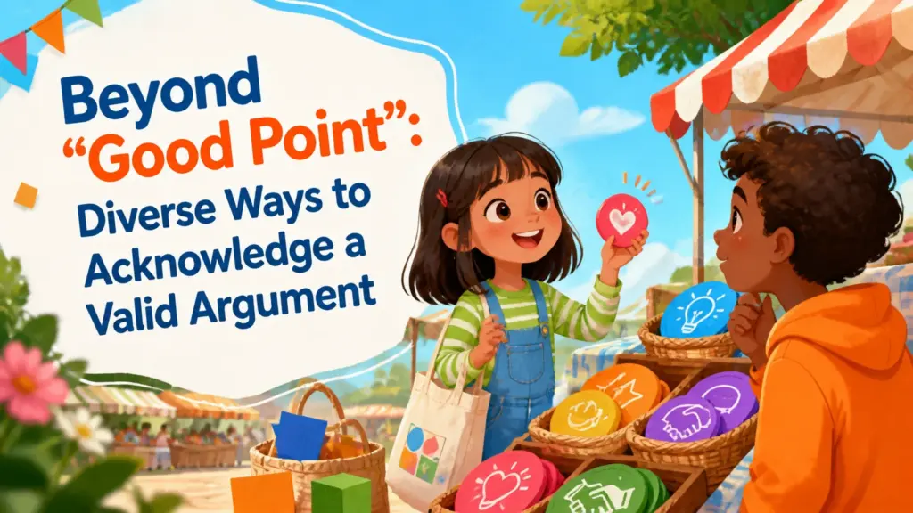 another way to say good point