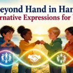 another way to say hand in hand