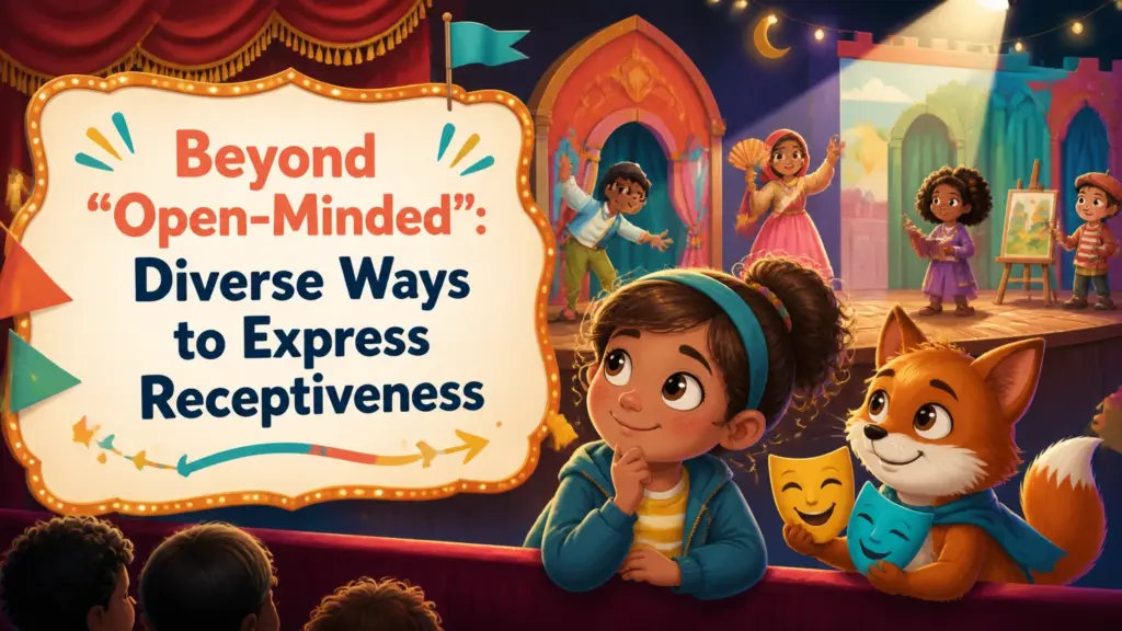 another way to say open mindedness