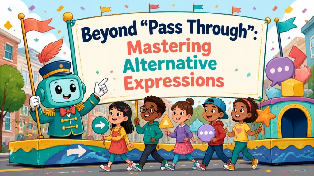 another way to say pass through