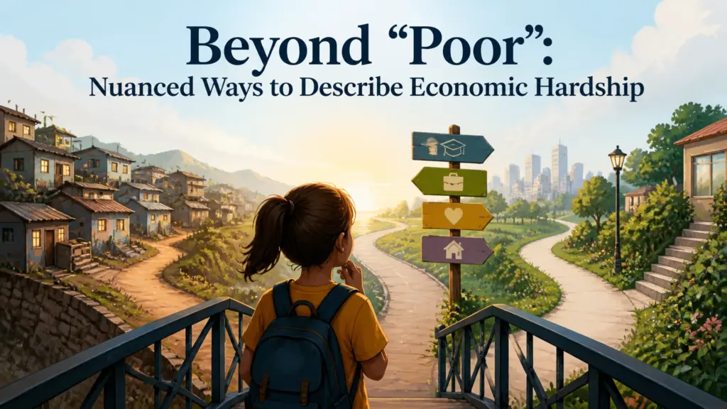 another way to say poor people