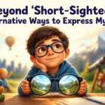 another way to say short sighted