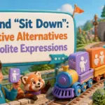 another way to say sit down