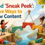 another way to say sneak peek