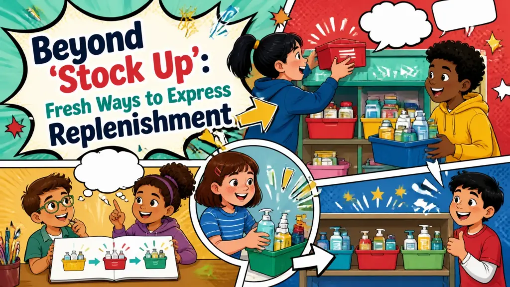 another way to say stock up