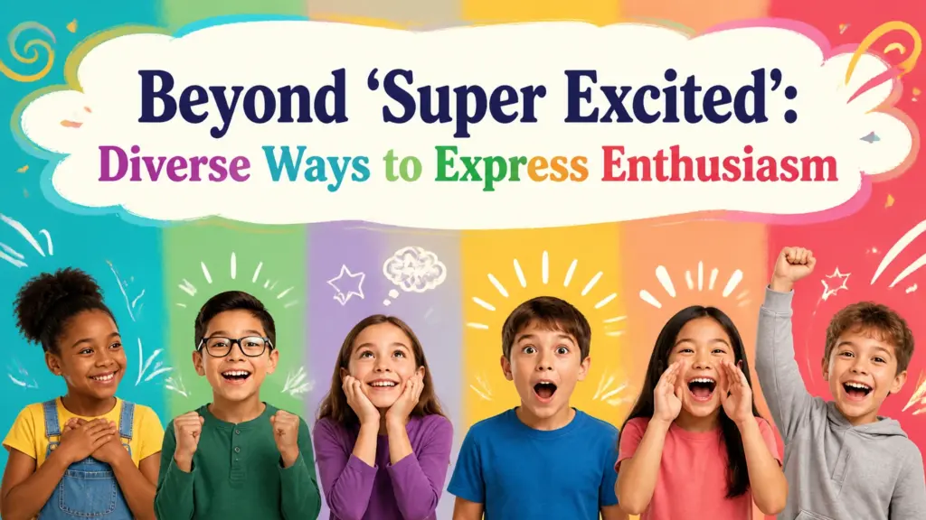 another way to say super excited