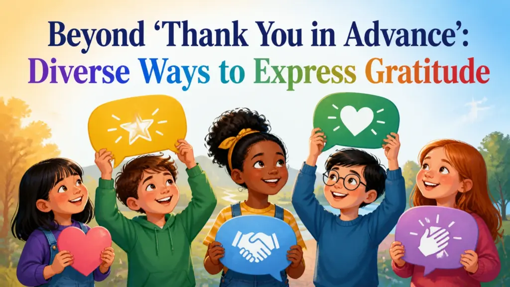 another way to say thank you in advance