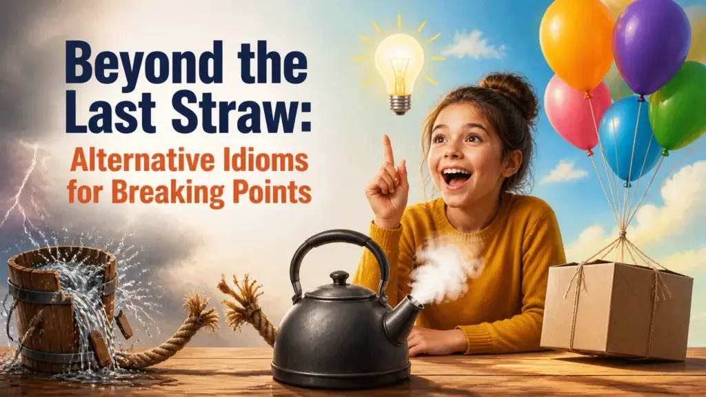 another way to say last straw