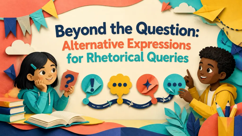 another way to say rhetorical question