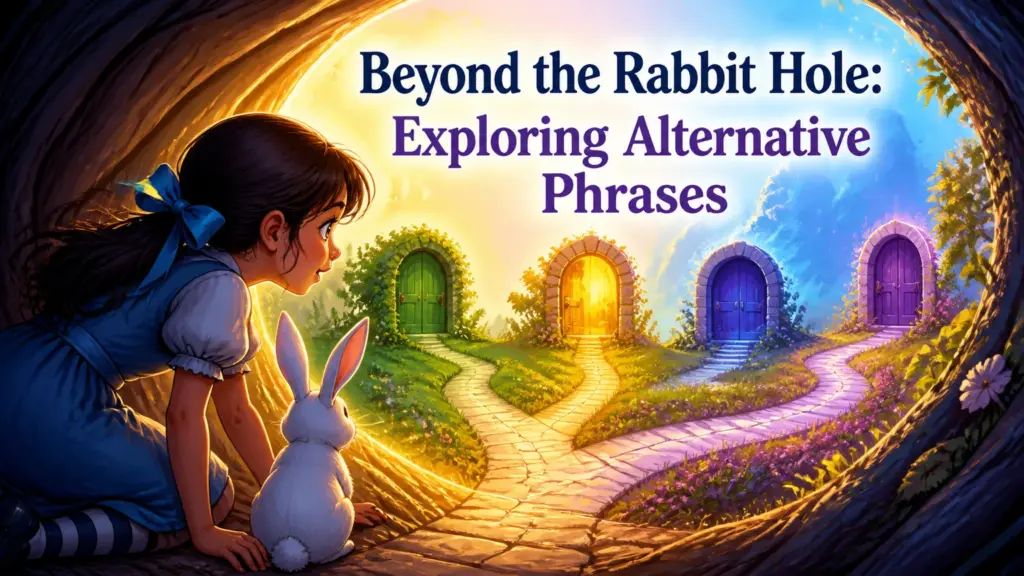 another way to say rabbit hole