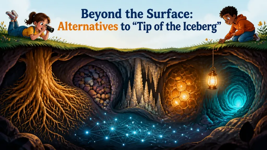another way to say tip of the iceberg